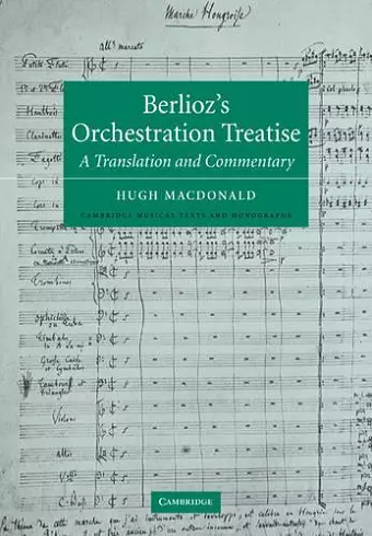 Berlioz's Orchestration Treatise cover