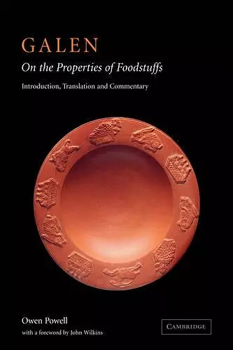 Galen: On the Properties of Foodstuffs cover