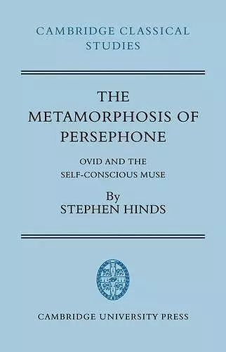 The Metamorphosis of Persephone cover