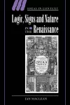 Logic, Signs and Nature in the Renaissance cover