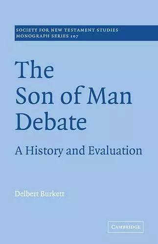 The Son of Man Debate cover