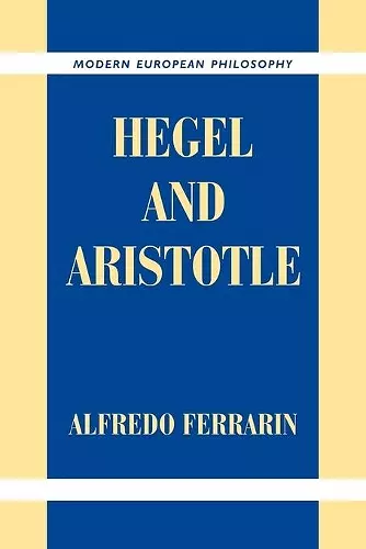 Hegel and Aristotle cover