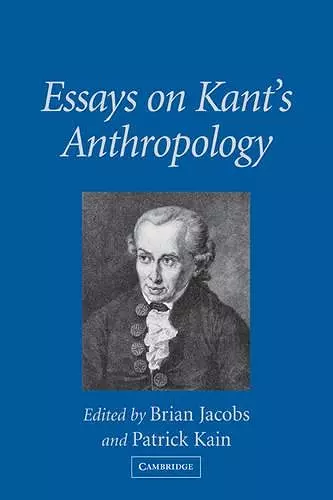 Essays on Kant's Anthropology cover