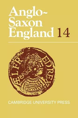 Anglo-Saxon England cover