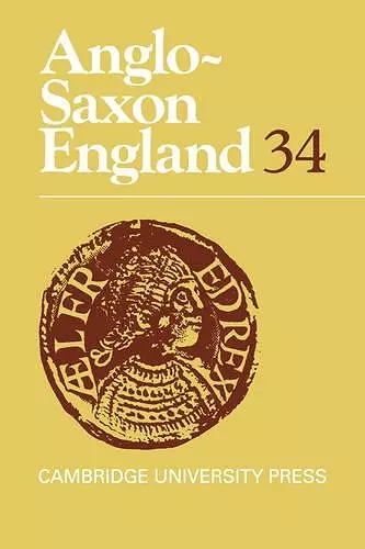 Anglo-Saxon England cover