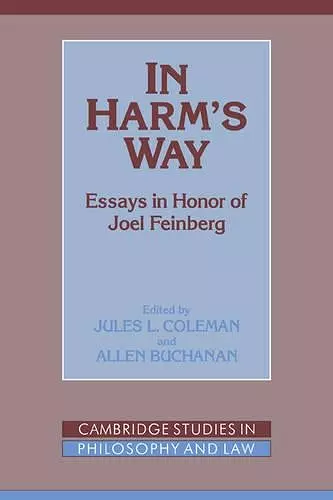 In Harm's Way cover