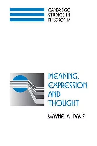 Meaning, Expression and Thought cover