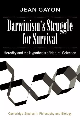 Darwinism's Struggle for Survival cover