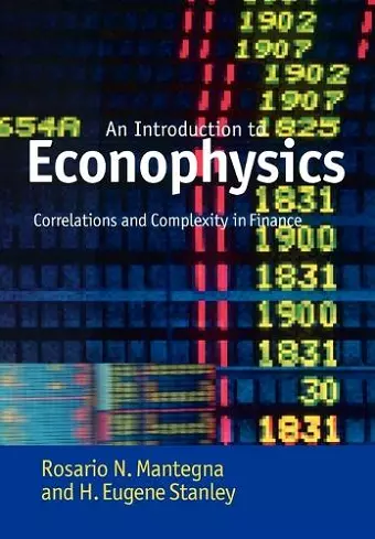 Introduction to Econophysics cover