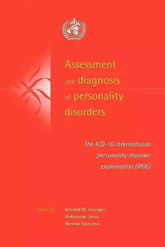 Assessment and Diagnosis of Personality Disorders cover