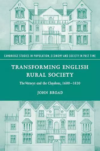 Transforming English Rural Society cover