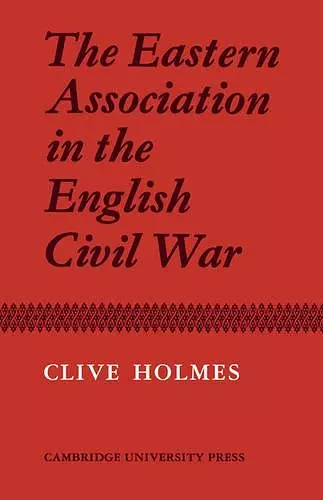 The Eastern Association in the English Civil War cover