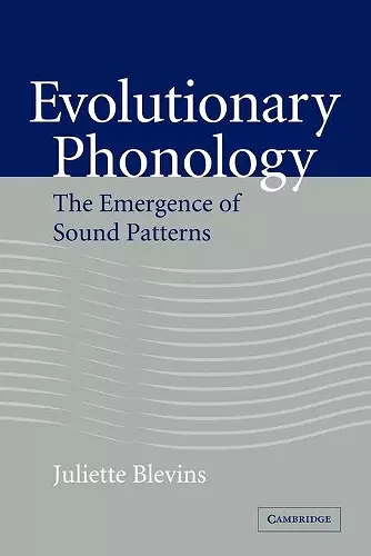 Evolutionary Phonology cover