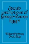 Jewish Inscriptions of Graeco-Roman Egypt cover