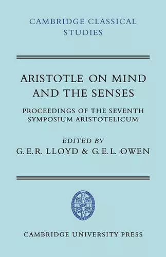Aristotle on Mind and the Senses cover
