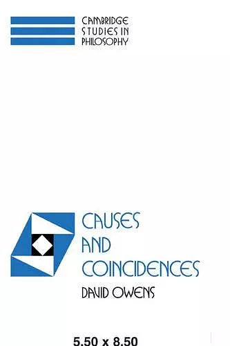 Causes and Coincidences cover