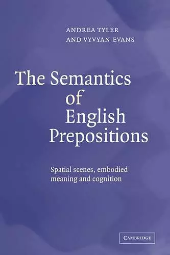 The Semantics of English Prepositions cover