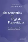 The Semantics of English Prepositions cover