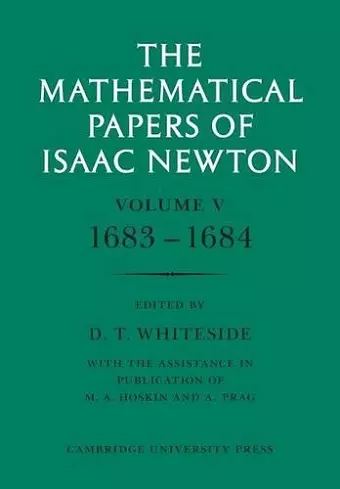 The Mathematical Papers of Isaac Newton: Volume 5, 1683–1684 cover