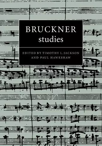 Bruckner Studies cover