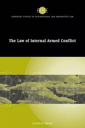 The Law of Internal Armed Conflict cover