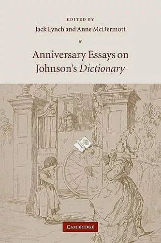 Anniversary Essays on Johnson's Dictionary cover