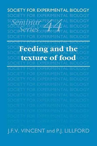 Feeding and the Texture of Food cover