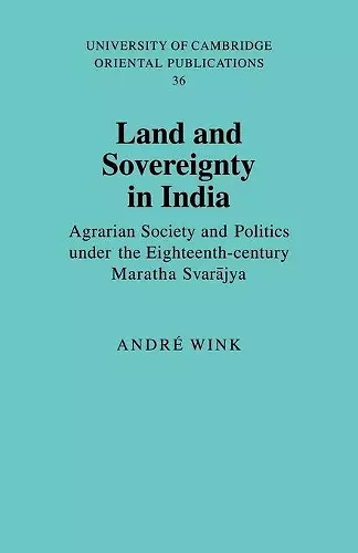 Land and Sovereignty in India cover