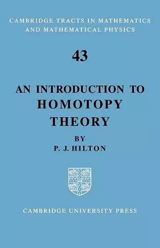 An Introduction to Homotopy Theory cover