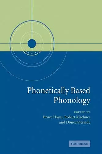 Phonetically Based Phonology cover