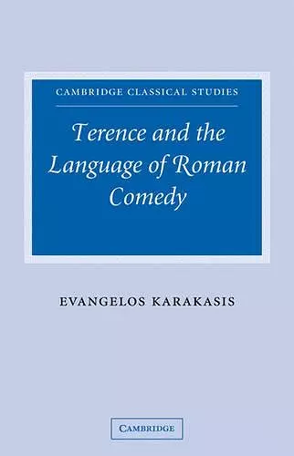 Terence and the Language of Roman Comedy cover