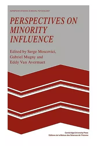 Perspectives on Minority Influence cover