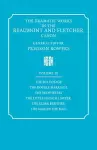 The Dramatic Works in the Beaumont and Fletcher Canon: Volume 9, The Sea Voyage, The Double Marriage, The Prophetess, The Little French Lawyer, The Elder Brother, The Maid in the Mill cover