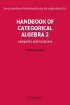 Handbook of Categorical Algebra: Volume 2, Categories and Structures cover
