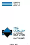 Self-Concern cover