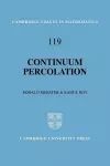 Continuum Percolation cover