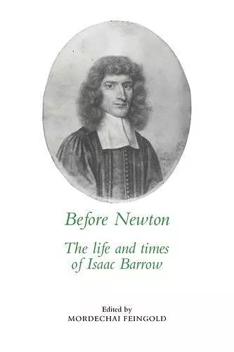 Before Newton cover