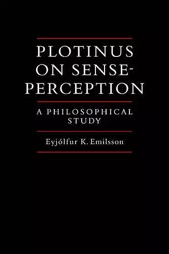 Plotinus on Sense-Perception cover