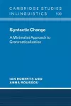 Syntactic Change cover