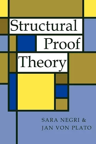 Structural Proof Theory cover