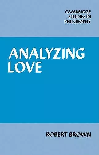 Analyzing Love cover
