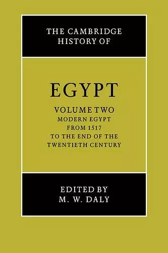 The Cambridge History of Egypt cover