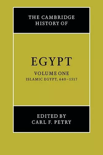 The Cambridge History of Egypt cover