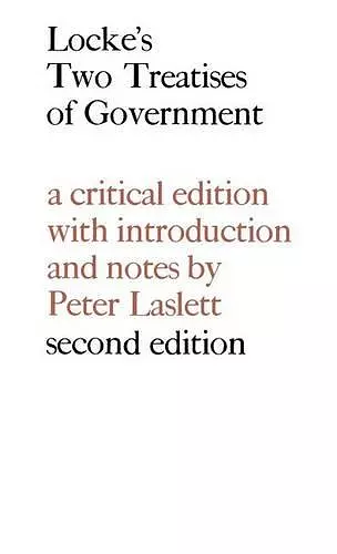 Locke: Two Treatises of Government cover