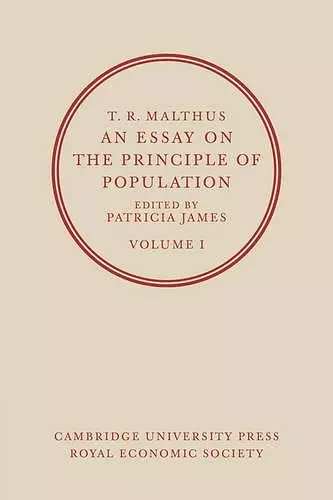 T. R. Malthus, An Essay on the Principle of Population: Volume 2 cover