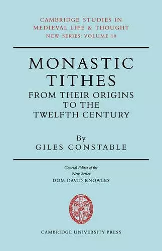 Monastic Tithes cover