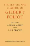 Gilbert Foliot and His Letters cover