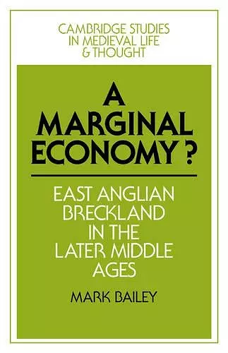 A Marginal Economy? cover