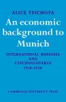 An Economic Background to Munich cover