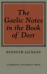 The Gaelic Notes in the Book of Deer cover